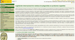 Desktop Screenshot of plaguicidas.comercio.es