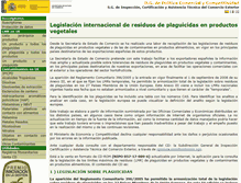 Tablet Screenshot of plaguicidas.comercio.es
